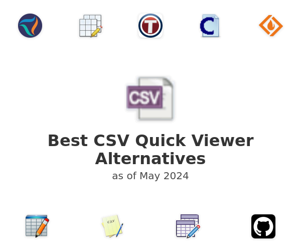 Best CSV Quick Viewer Alternatives