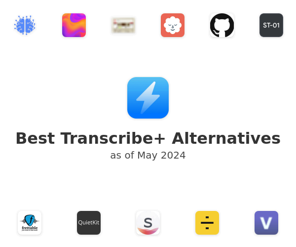Best Transcribe+ Alternatives