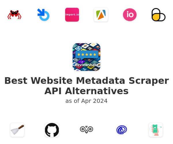 Best Website Metadata Scraper API Alternatives