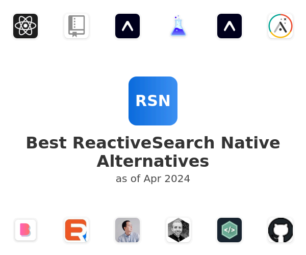 Best ReactiveSearch Native Alternatives