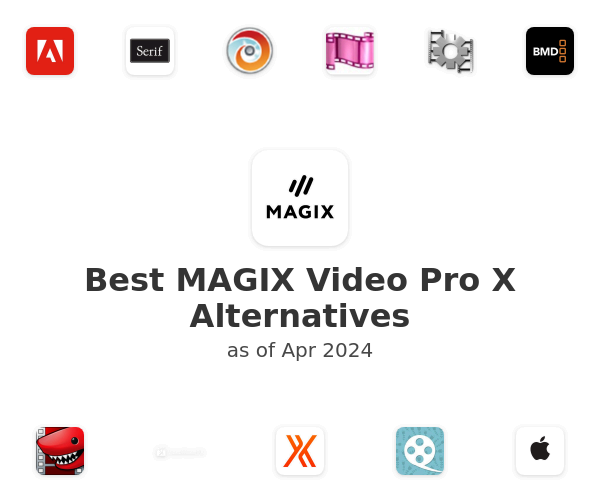 Best MAGIX Video Pro X Alternatives