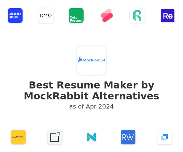Best Resume Maker by MockRabbit Alternatives