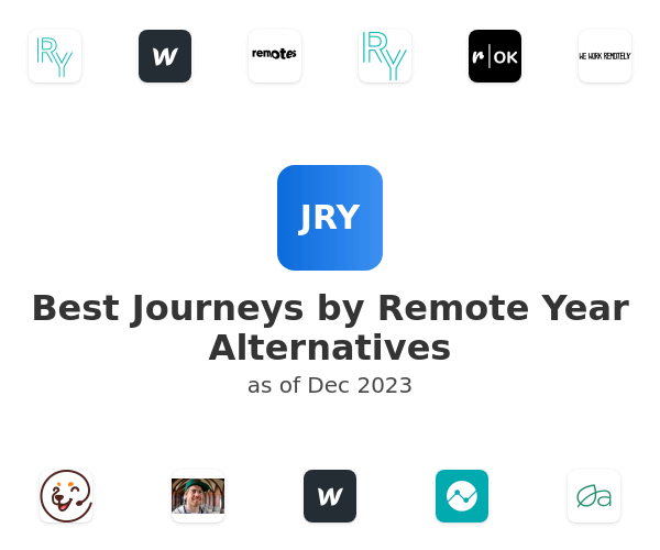 Best Journeys by Remote Year Alternatives