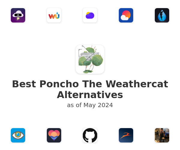 Best Poncho The Weathercat Alternatives