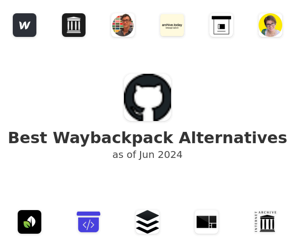 Best Waybackpack Alternatives