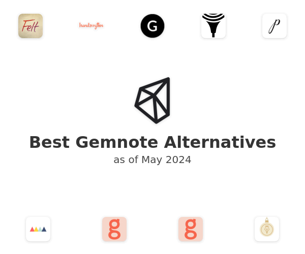 Best Gemnote Alternatives