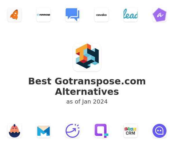 Best Gotranspose.com Alternatives