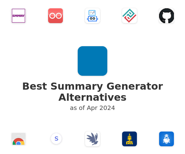 Best Summary Generator Alternatives