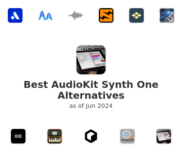 Best AudioKit Synth One Alternatives