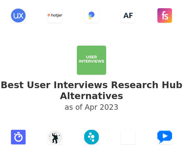 Best User Interviews Research Hub Alternatives
