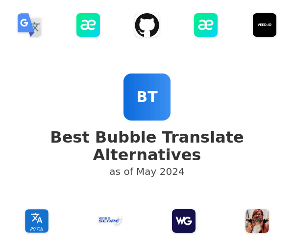 Best Bubble Translate Alternatives