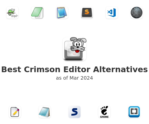Best Crimson Editor Alternatives