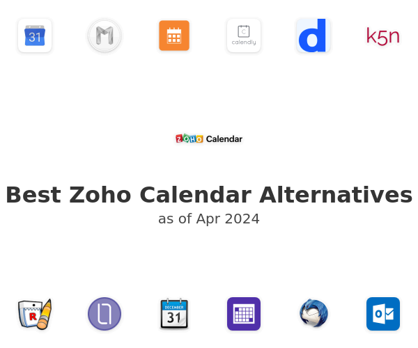 Best Zoho Calendar Alternatives