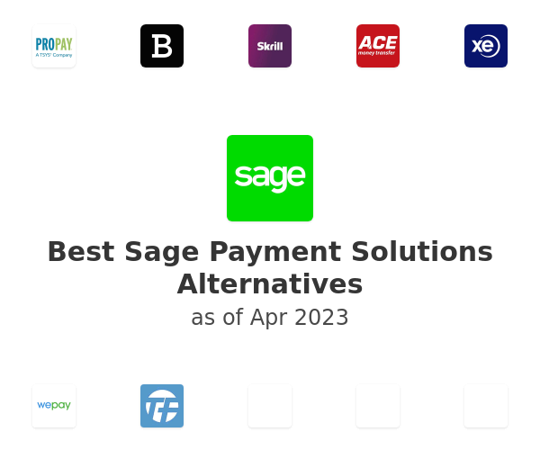 Best Sage Payment Solutions Alternatives