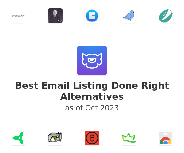 Best Email Listing Done Right Alternatives