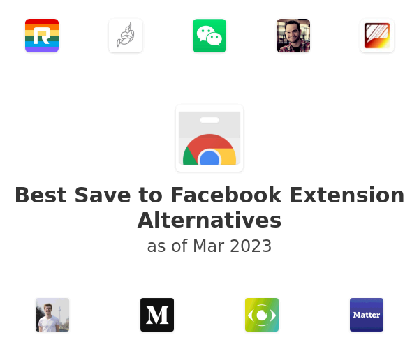 Best Save to Facebook Extension Alternatives