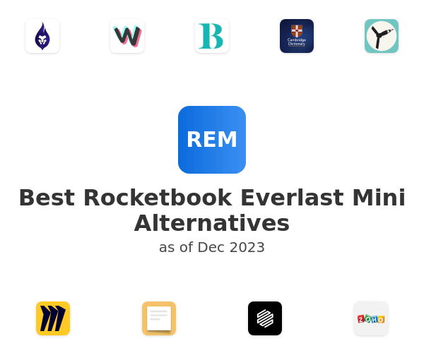 Best Rocketbook Everlast Mini Alternatives