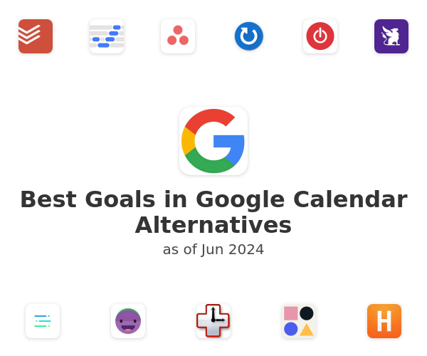Best Goals in Google Calendar Alternatives