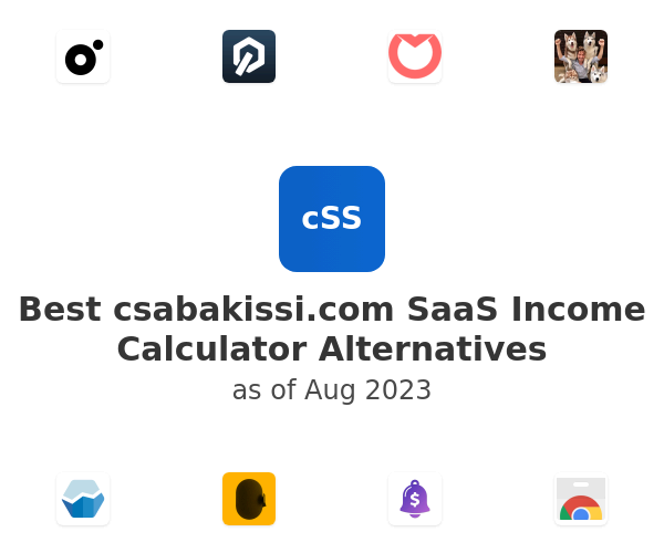 Best csabakissi.com SaaS Income Calculator Alternatives