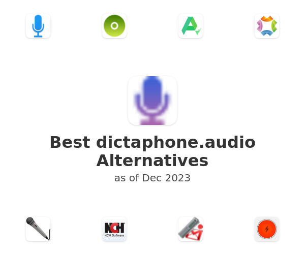 Best dictaphone.audio Alternatives
