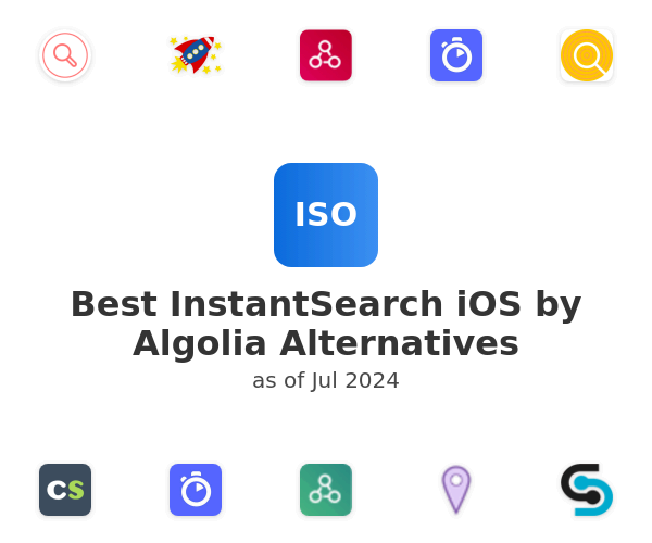 Best InstantSearch iOS by Algolia Alternatives