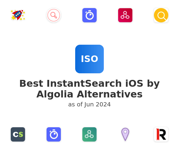Best InstantSearch iOS by Algolia Alternatives