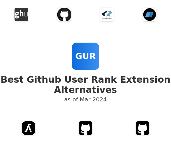 Best Github User Rank Extension Alternatives