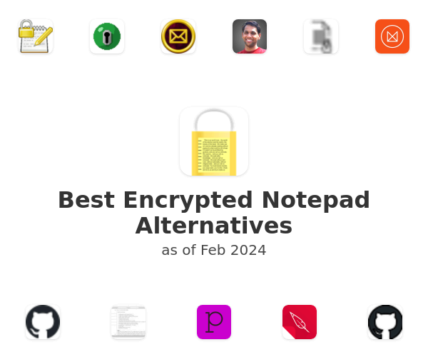 Best Encrypted Notepad Alternatives