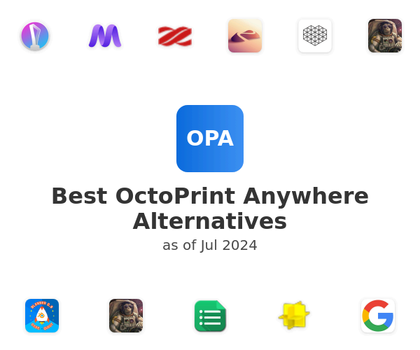 Best OctoPrint Anywhere Alternatives
