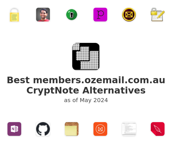Best members.ozemail.com.au CryptNote Alternatives