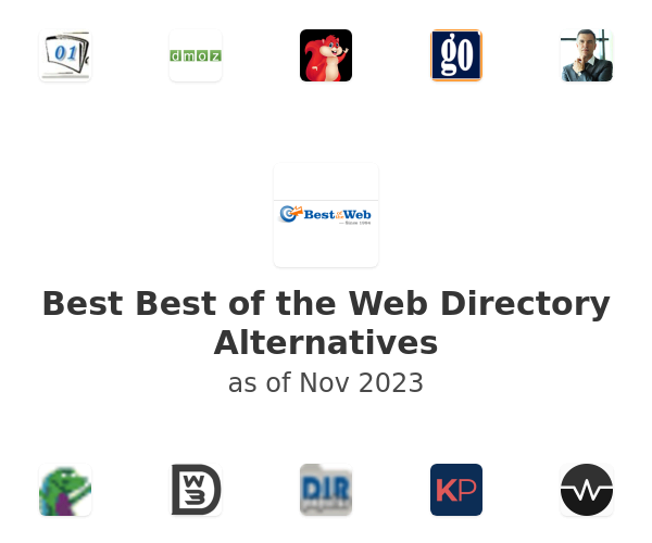 Best Best of the Web Directory Alternatives