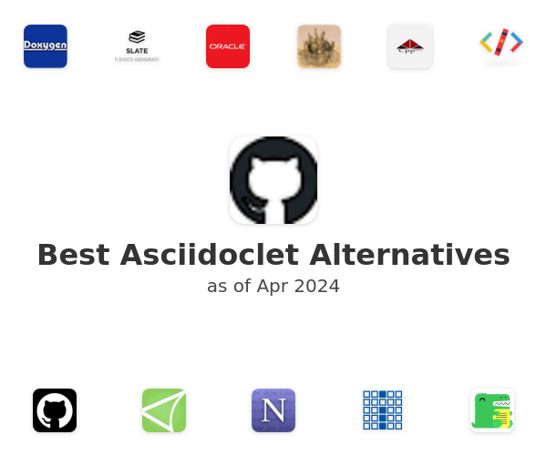 Best Asciidoclet Alternatives
