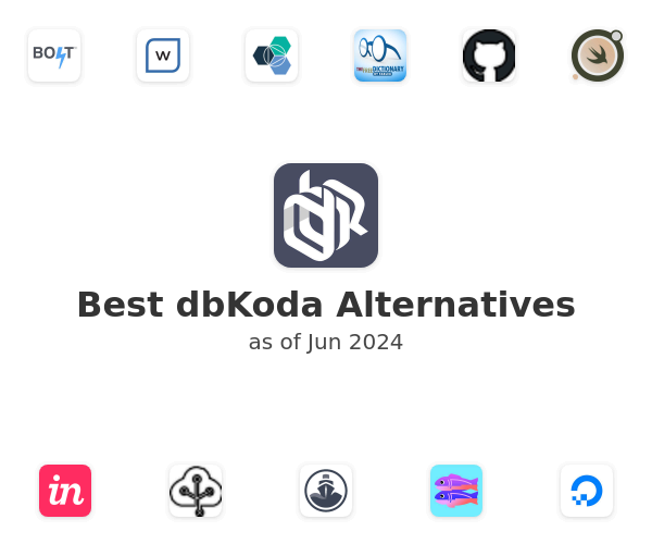 Best dbKoda Alternatives