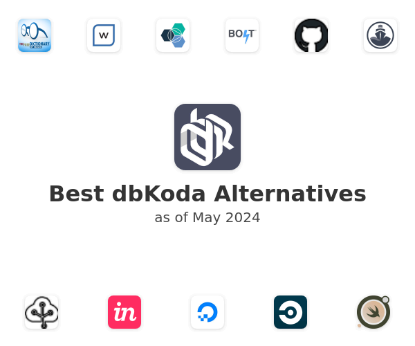 Best dbKoda Alternatives