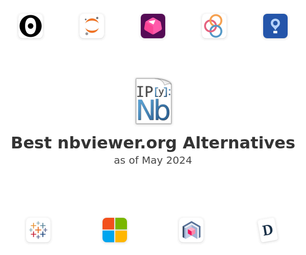 Best nbviewer.org Alternatives