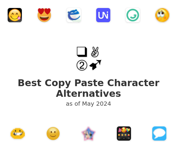 Best Copy Paste Character Alternatives