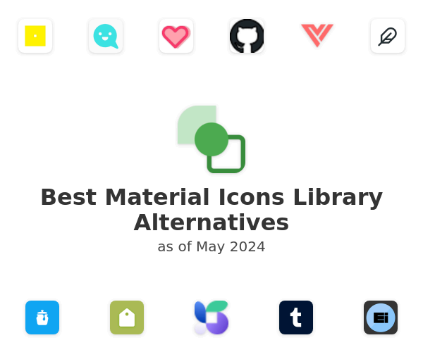 Best Material Icons Library Alternatives
