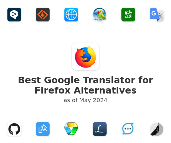 Best Google Translator for Firefox Alternatives