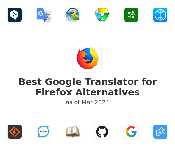 Best Google Translator for Firefox Alternatives