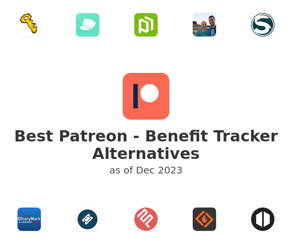 Best Patreon - Benefit Tracker Alternatives