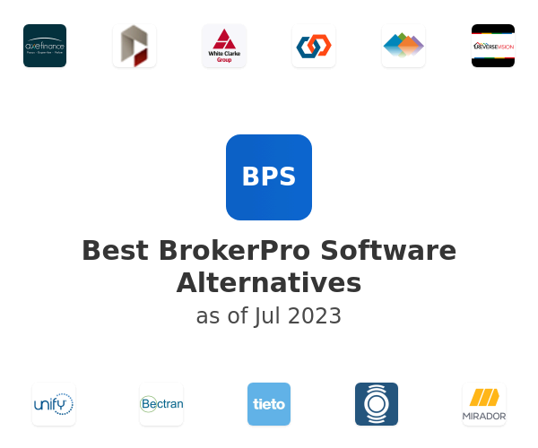Best BrokerPro Software Alternatives