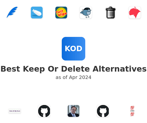 Best Keep Or Delete Alternatives