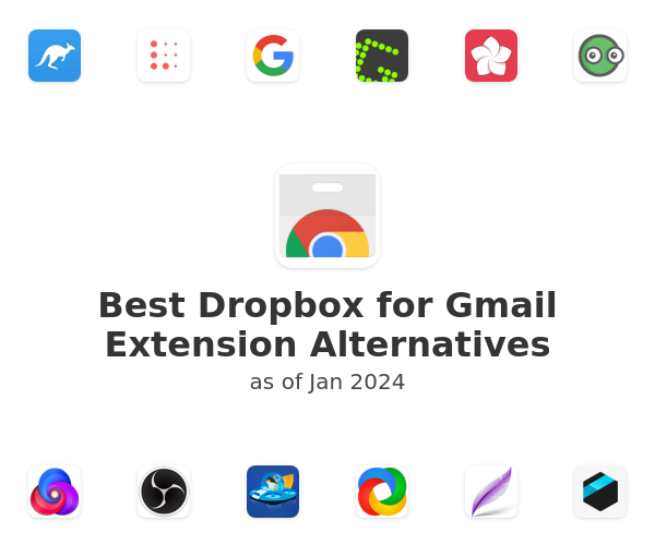 Best Dropbox for Gmail Extension Alternatives