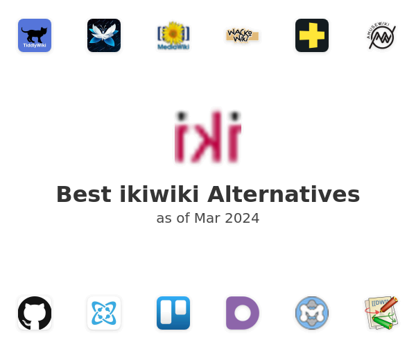 Best ikiwiki Alternatives