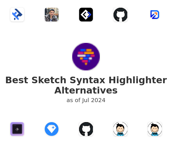 Best Sketch Syntax Highlighter Alternatives