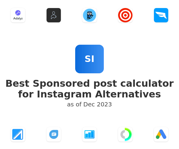 Best Sponsored post calculator for Instagram Alternatives