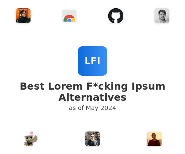 Best Lorem F*cking Ipsum Alternatives