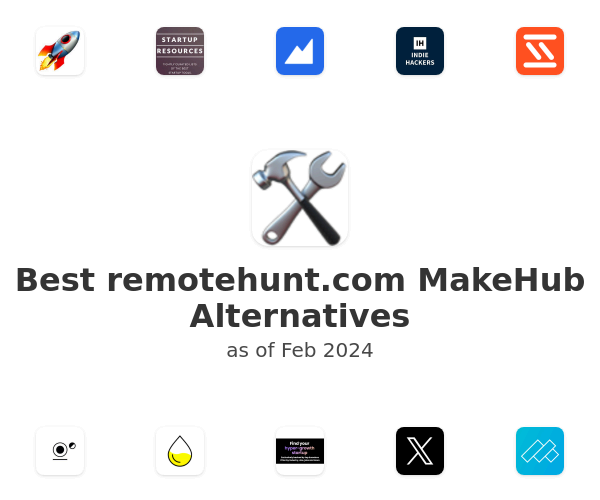 Best remotehunt.com MakeHub Alternatives