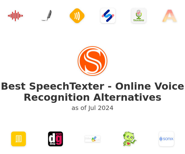 Best SpeechTexter - Online Voice Recognition Alternatives