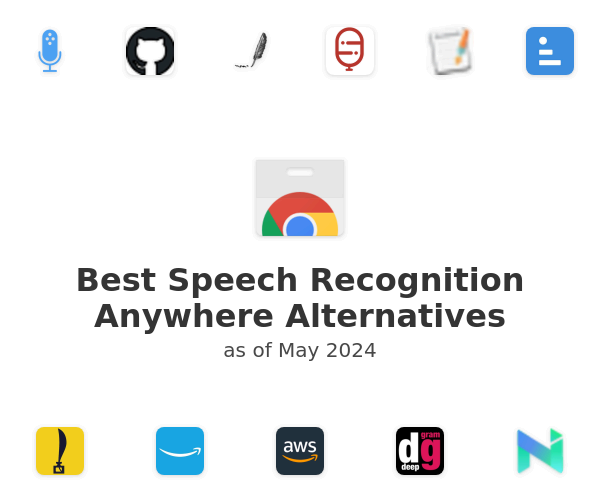 Best Speech Recognition Anywhere Alternatives